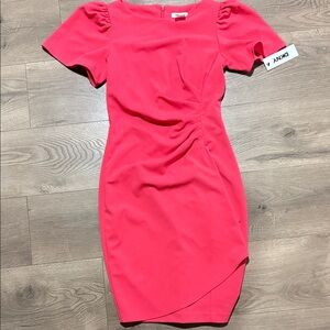 DKNY Vibrant Pink Mini Dress
